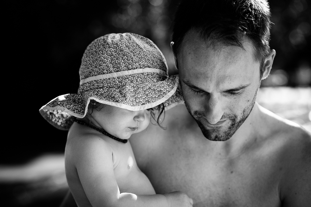 Sommerbilder am See - Papa und Tochter Sommerbilder am See - Papa und Tochter