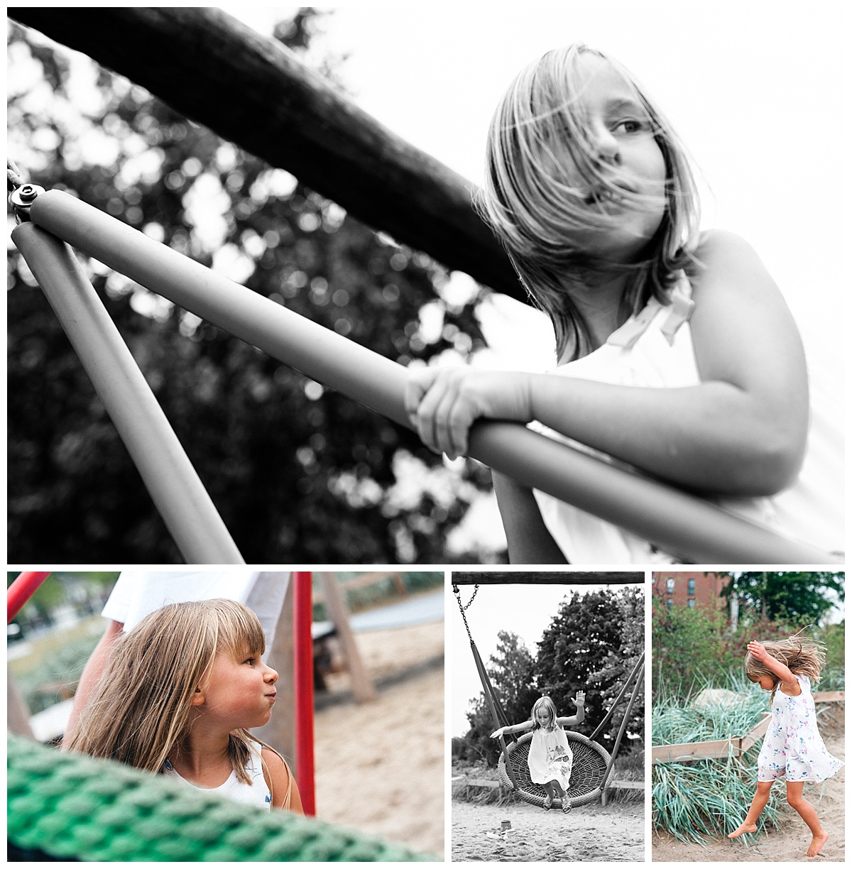 Echte, lebendige Kinderportraits im Spätsommer